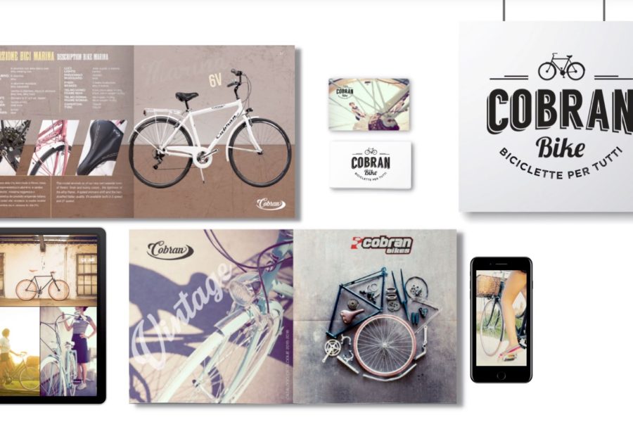 Catalogo e materiali stampati per Cobran Bike