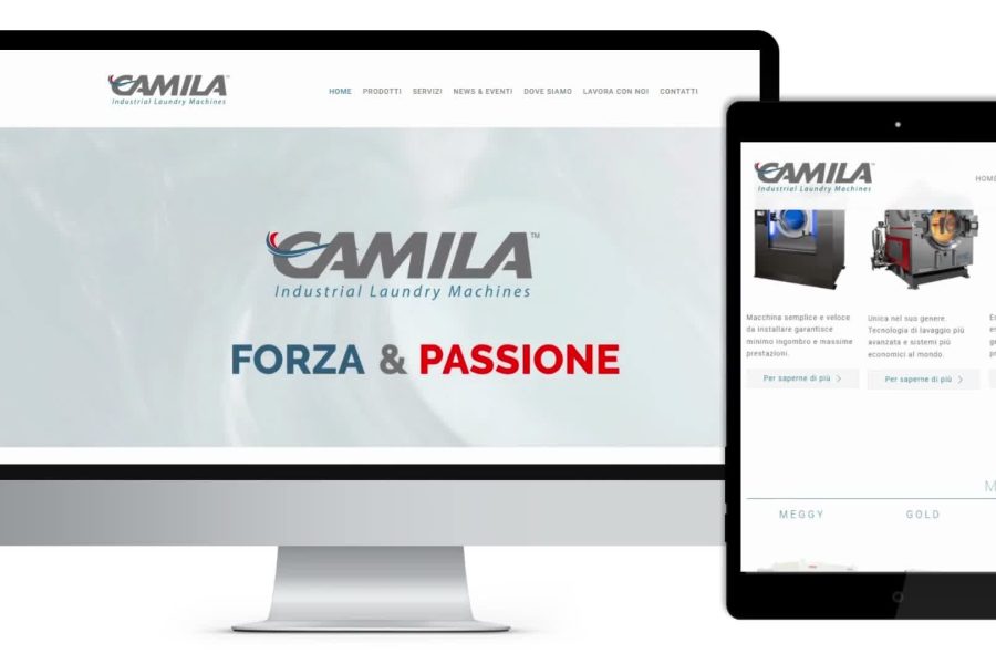 Il sito su computer e tablet