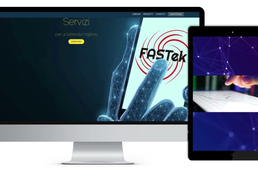 Il sito di FASTek su computer e tablet